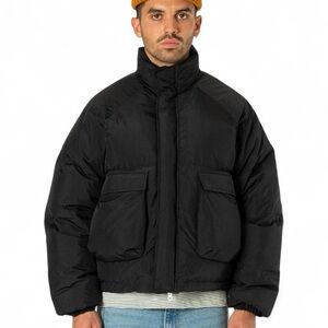 estudio niksen black puffer jacket